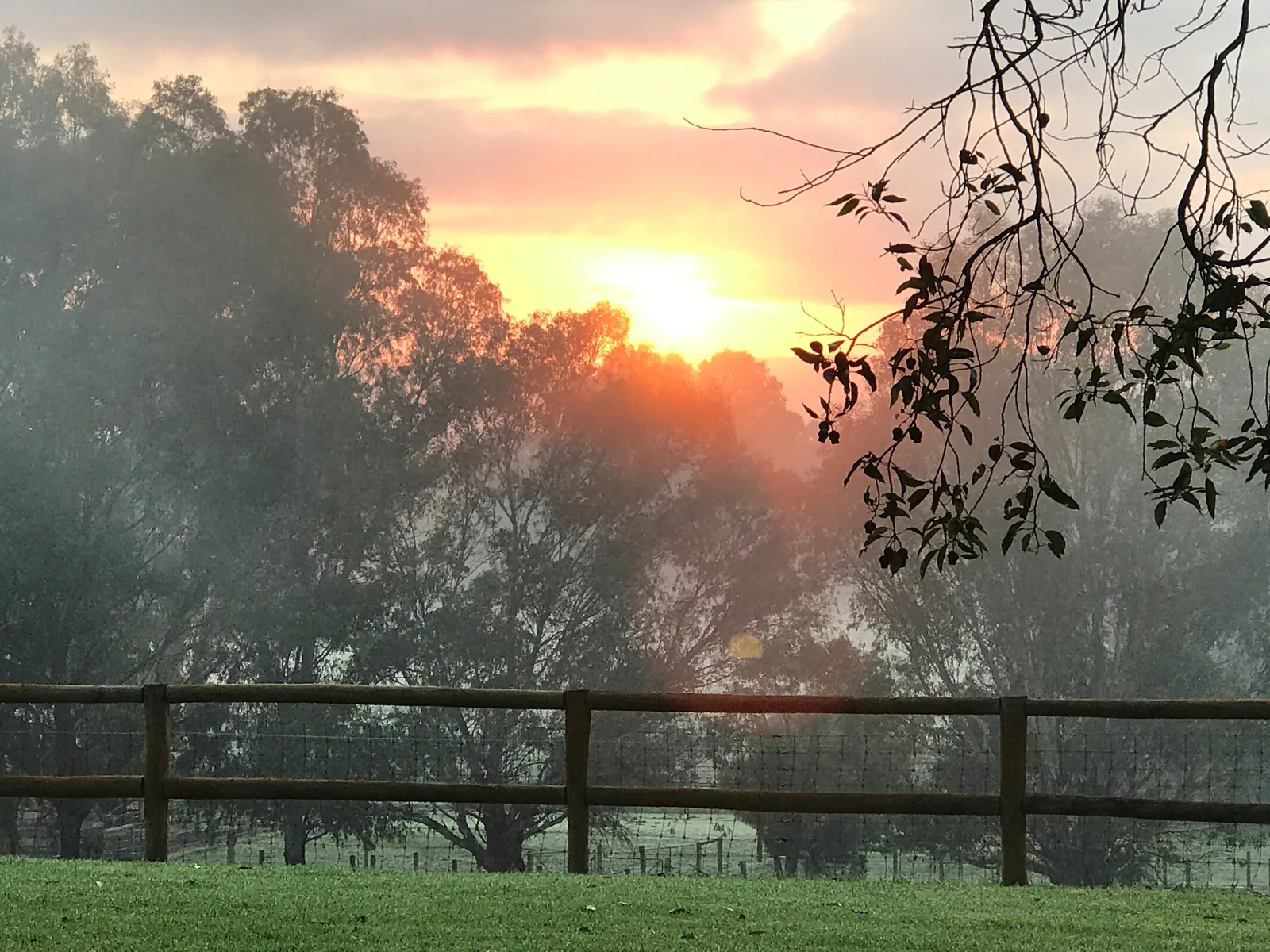 Sunrise over Settlers Rest
